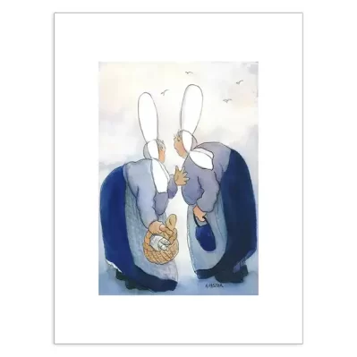 Affiche A3 (29,7x42cm) Les Bigoudènes, Les bavardes