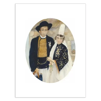 Affiche petit format Les Bigoudènes, La photo de mariage