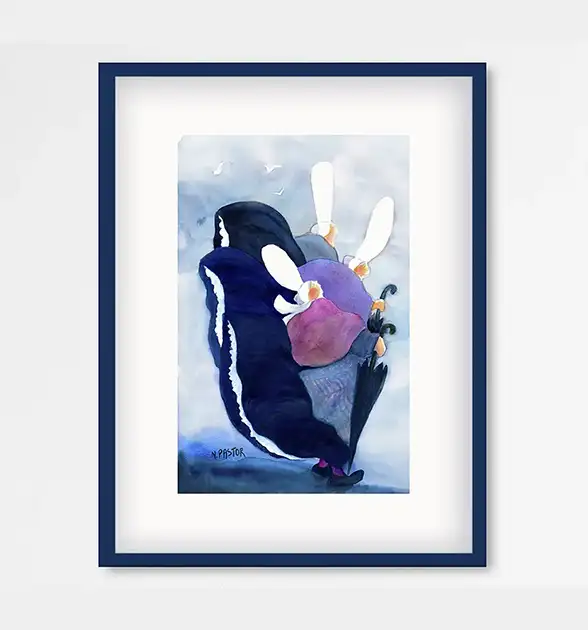 Affiche A3 (29,7x42cm) Les Bigoudènes, Dentelles au vent de Bretagne – Image 2