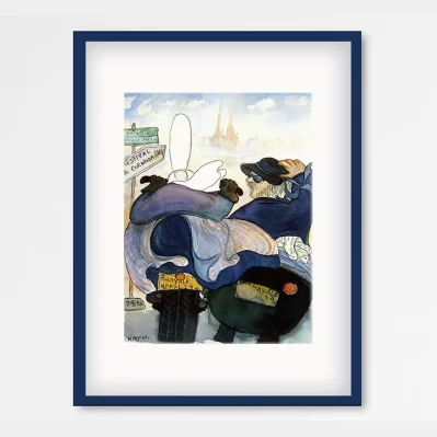 Affiche petit format Les Bigoudènes, Le side car (2008)