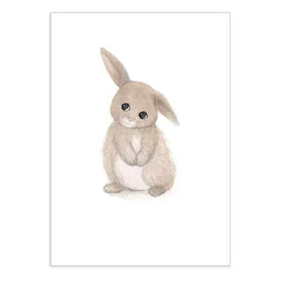 Le lapin charmeur, Affiche A3