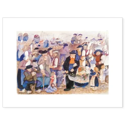 Affiche A3, Noces bigoudènes