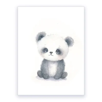 Petit panda, Affiche pour chambre enfant