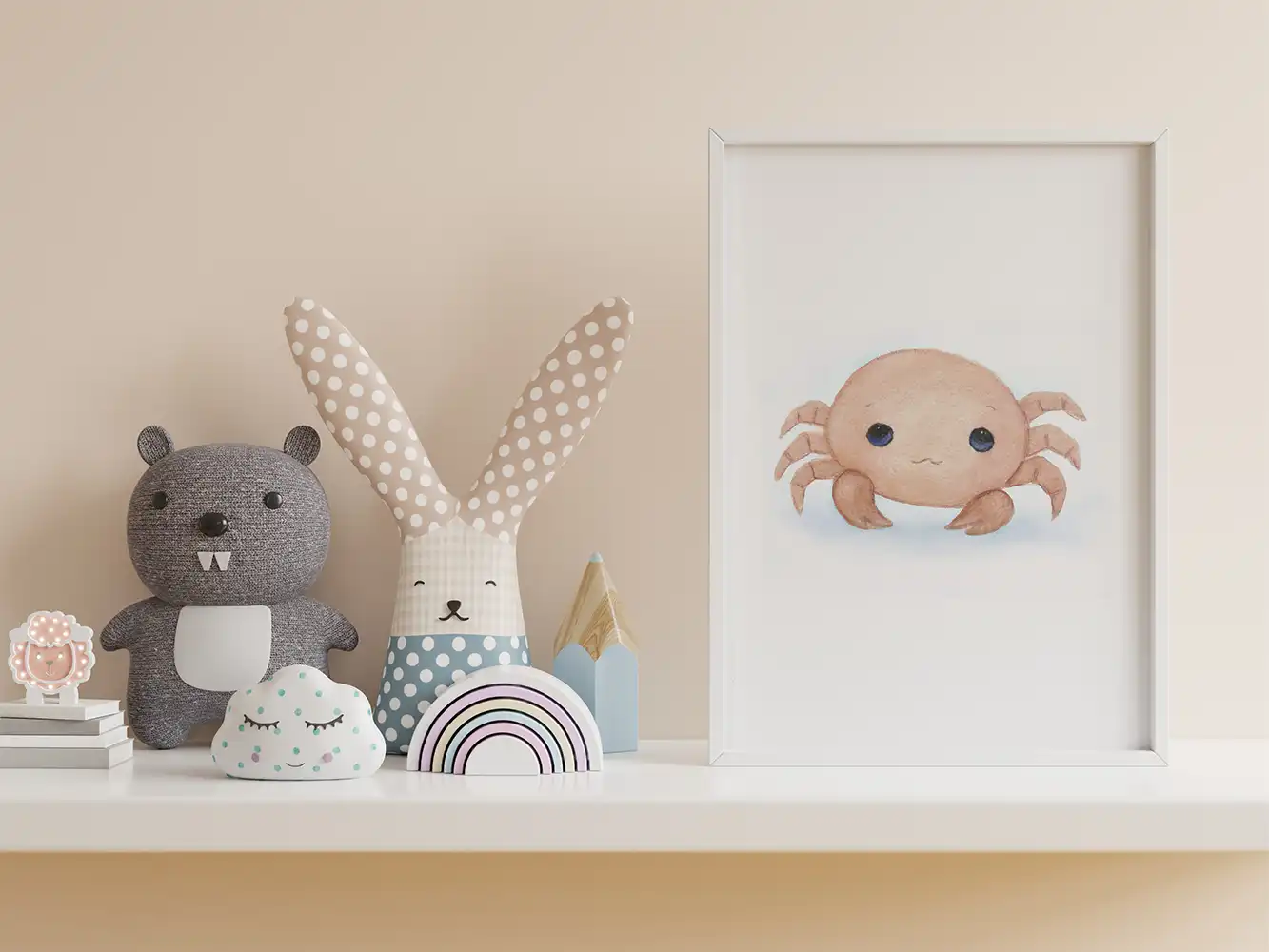 Affiche pour enfant. Le petit crabe – Image 2