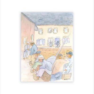 Scènes bretonnes aquarelle