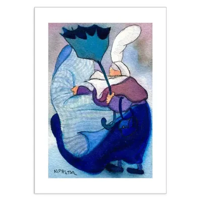 Les Bigoudènes. Le parapluie retourné