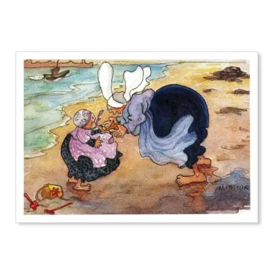L'étoile de mer. Aquarelle 1999