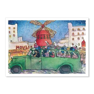 Moulin rouge. Les Bigoudènes à Paris. 1999