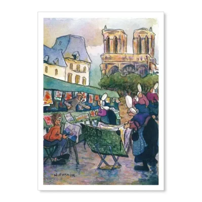 Notre Dame. Les Bigoudènes à Paris. 1999