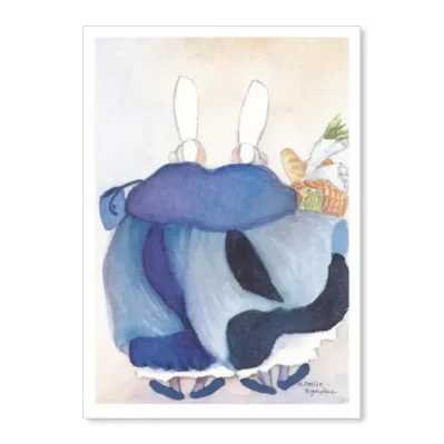 Les siamoises. Aquarelle 1997