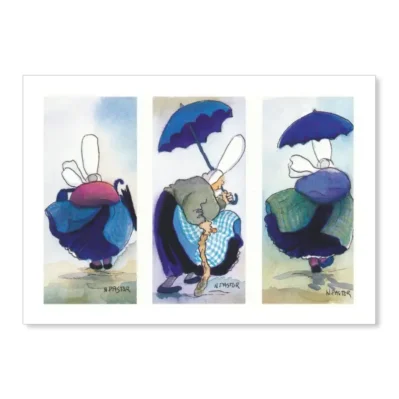 Tryptique pluie. 1997