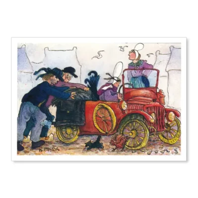 La guimbarde. Aquarelle 1999