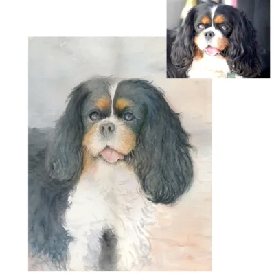 Portrait animalier personnalisé à l’aquarelle. Chien, chat et autres compagnons