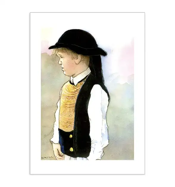 Edition d'art encadrée. Le petit Bigouden – Image 2